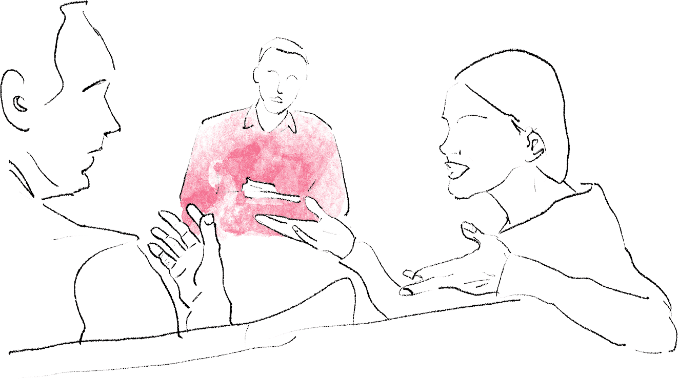 Illustration-Three-People-Talking
