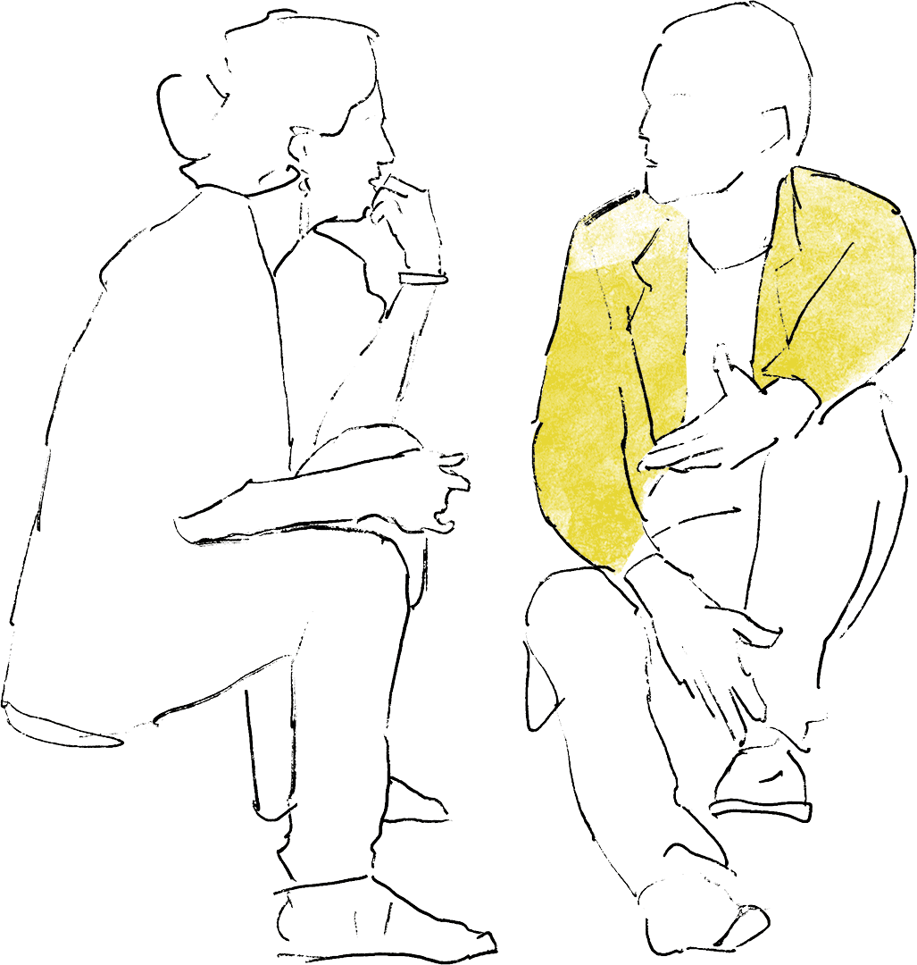 Illustration-Two-People-Talking